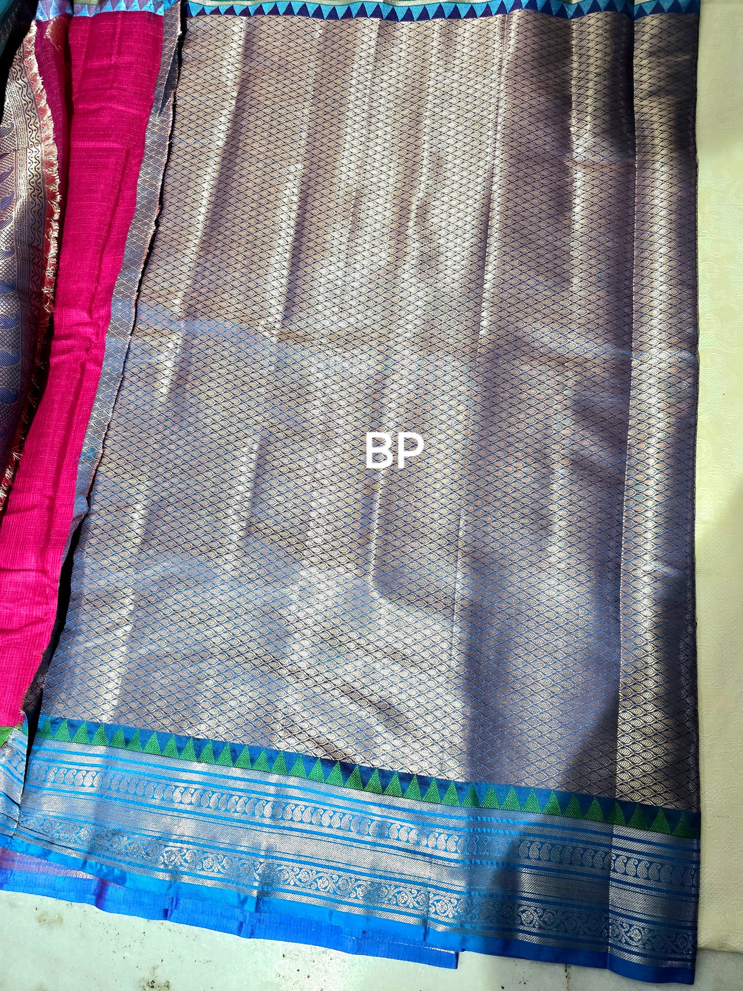 Jamuna Border Silk Kota Gadwal Saree