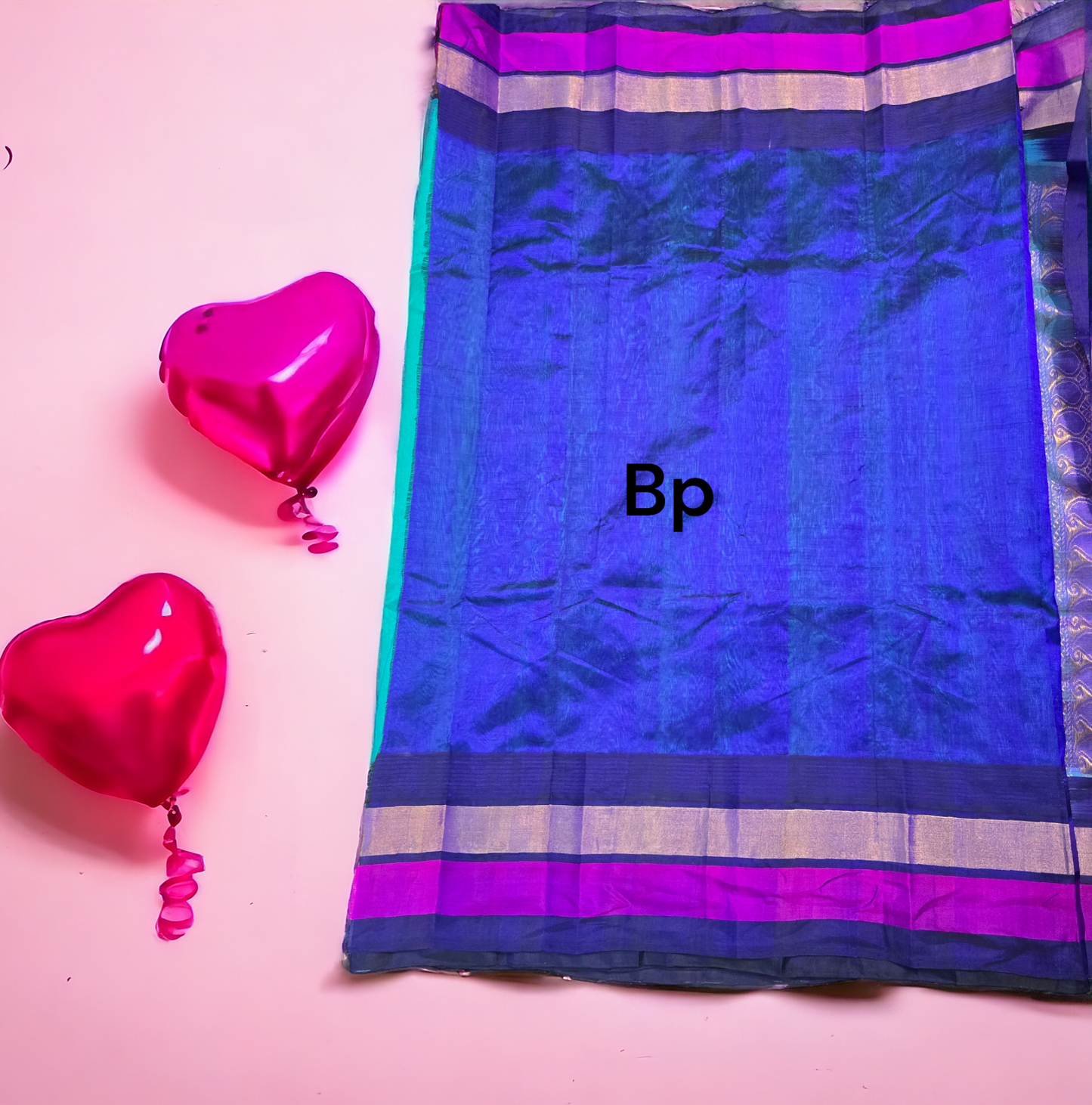 Blue Mangalagiri pattu saree