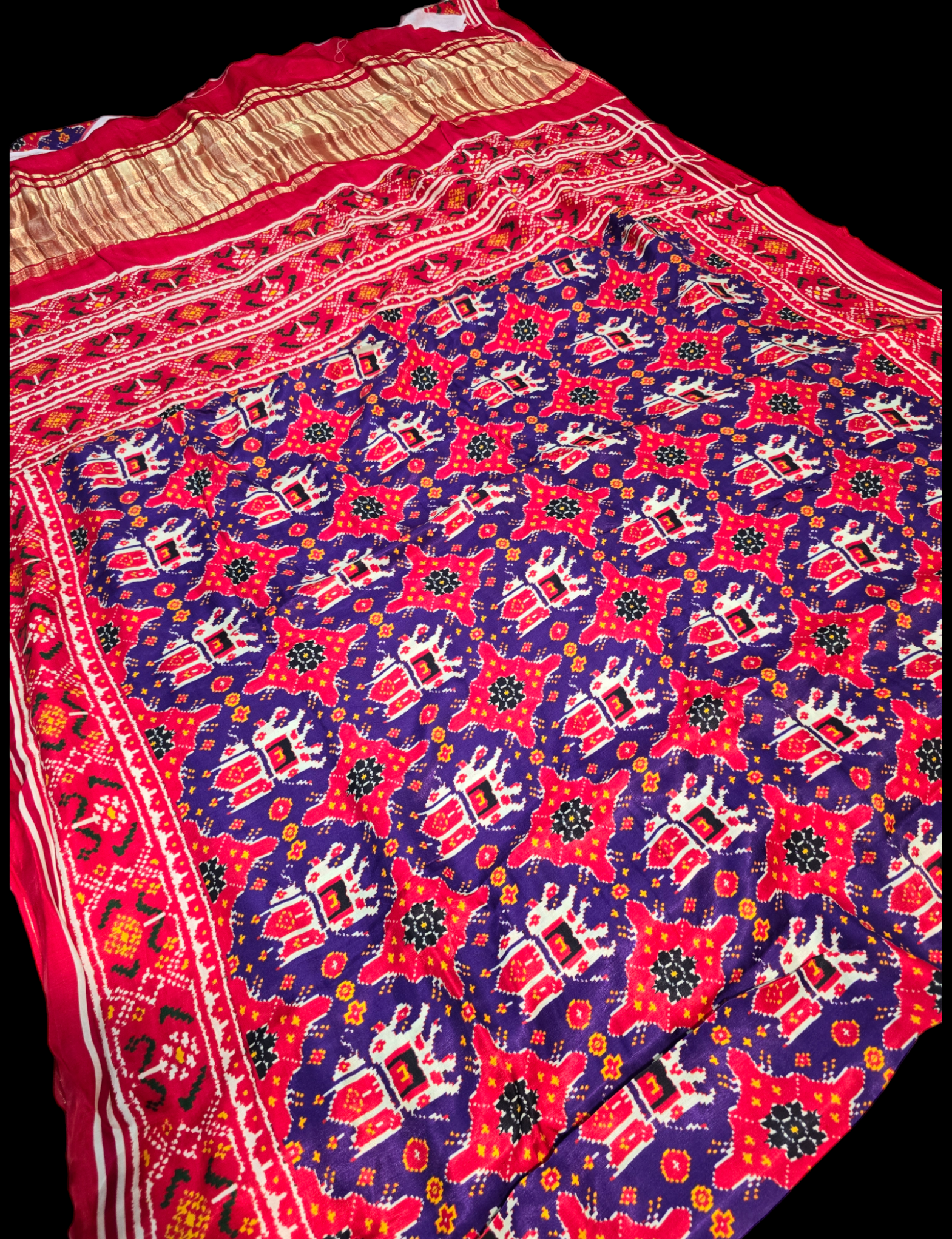  Wedding Patola Saree Made from soft, flowy fabric